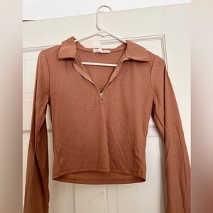 Pink Rose pink crop top